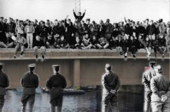 manifestanti - ponte calafatari